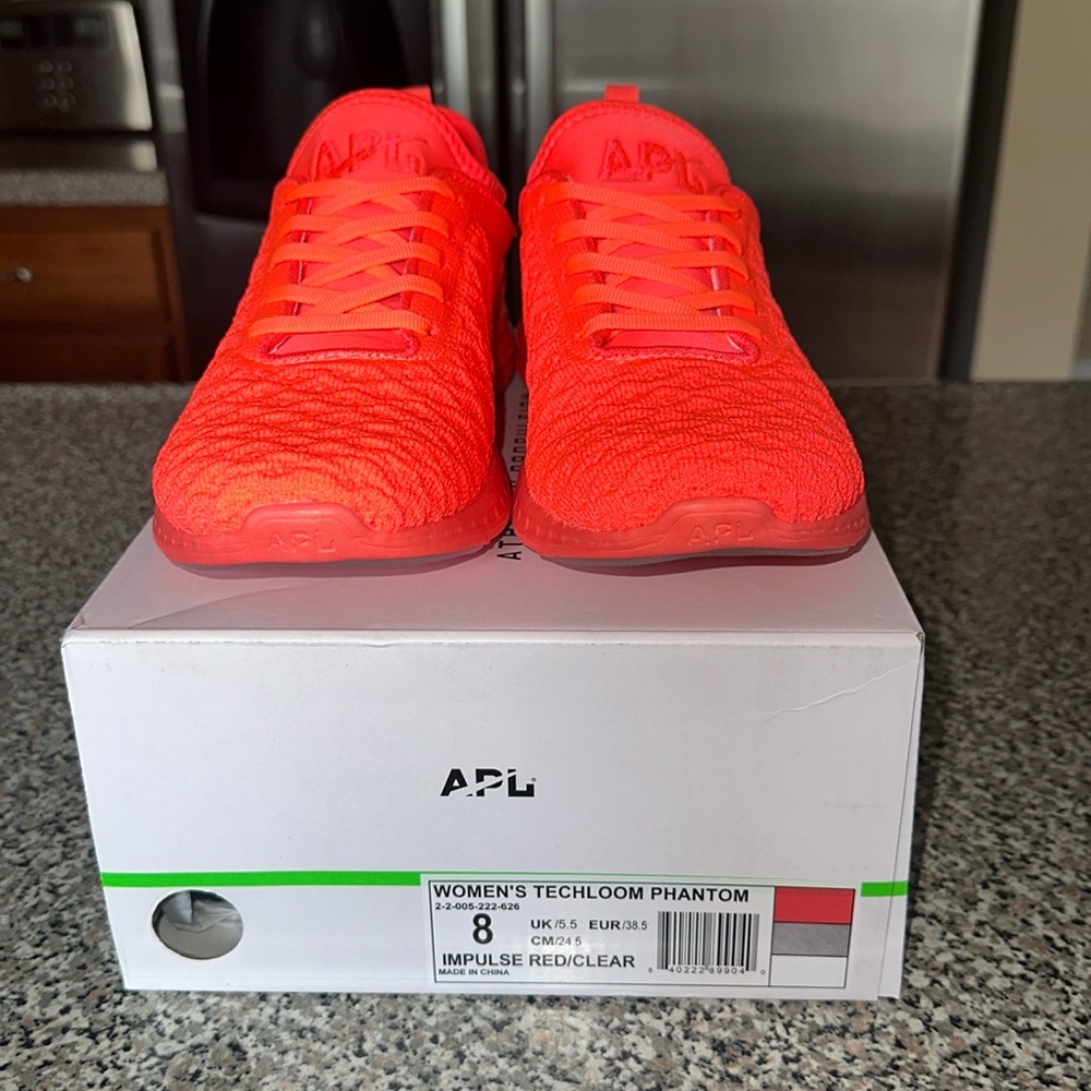 APL Techloom Phantom Sneakers - Bold Red